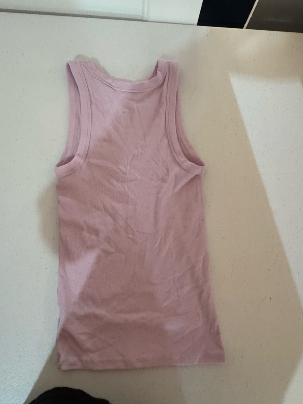 Light Mauve Sleeveless Tank Top